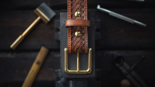 Hand Tooled Western Belt
