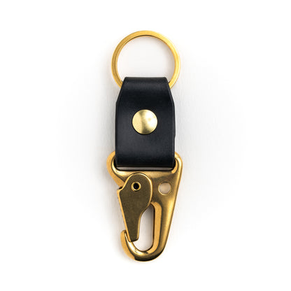 Brass Keychain - Black